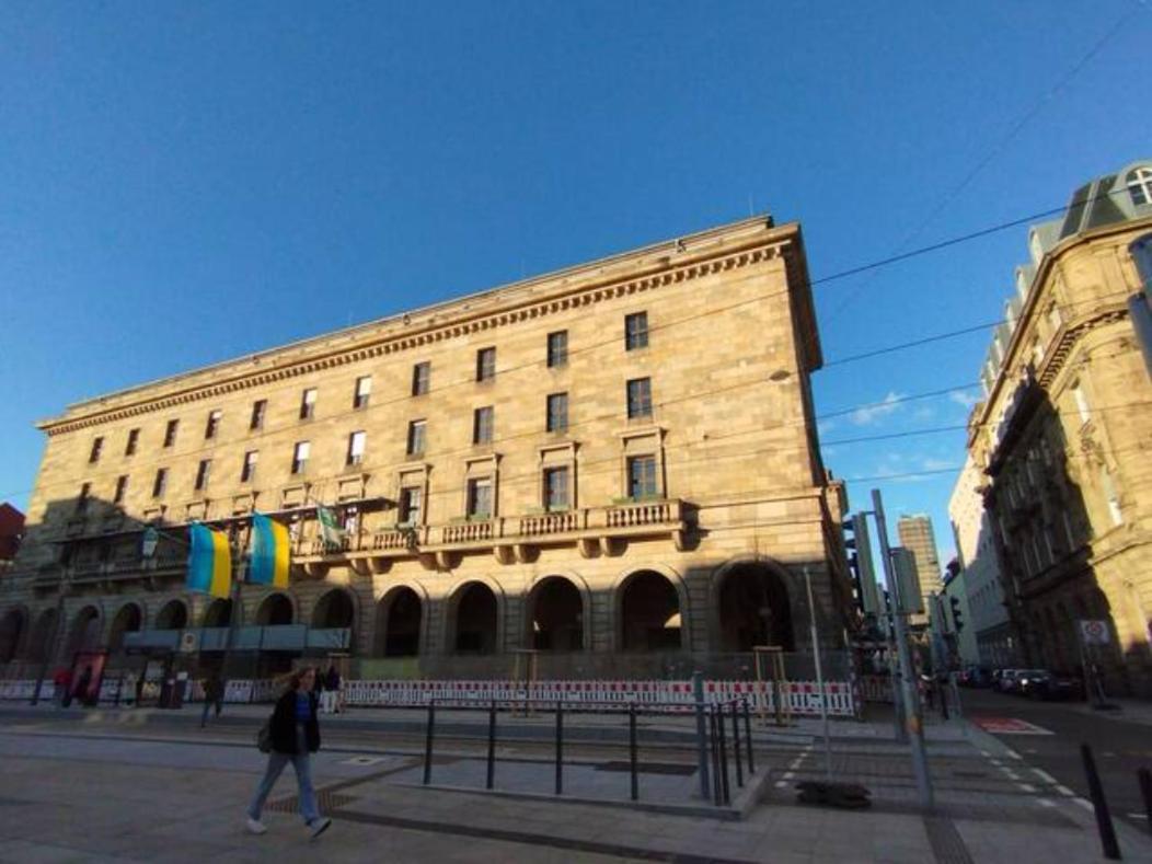 Ferienwohnung Mannheim Zentrum Stadthaus Zimmer 5 Exterior foto